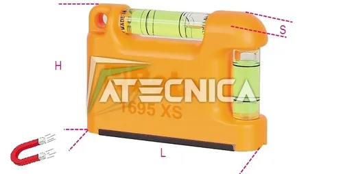 Mini Höhe beta tools 1695XS 1695 XS Mit Magnetfuß Maße Abgängen