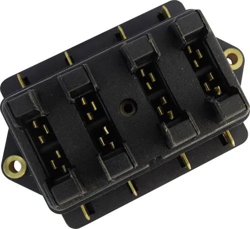 SecoRüt FHA304 Kfz Sicherungshalter Flachsicherung 30 A - Flachsicherungen, max. 30 A pro Sicherung mit verschraubbarem Deckel für sichere Anwendungen im Fahrzeug