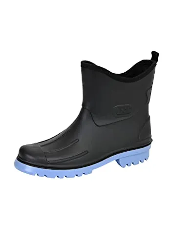 Bockstiegel Herren Große Stiefel Big Schuhe, Schwarz Hellblau, 41 1/3 EU