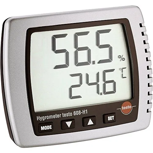 Testo 608-H1 Hygrometer 50 °C, Typ Thermo-Hygrometer ±3%RH, absolut 50 °C / 95%RH, ±0.5 + 1 Digit °C