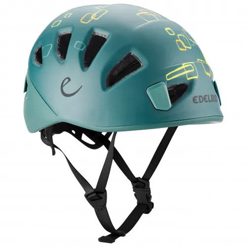 Edelrid Kids Shield II Kinder Kletterhelm - Türkis - Kletterhelm für Kinder, leicht und sicher, ideal für kleine Abenteurer beim Klettern und Outdoorsport.