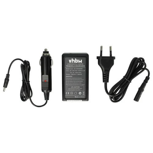 vhbw Ladegerät kompatibel mit JVC GY-HM100E, GS-TD1EU, GZ-HD10, GZ-HD10ex, GY-HM100, GZ-HD3 Kamera Camcorder/Akku