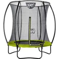 EXIT Silhouette Trampolin 183 cm mit Sicherheitsnetz - Lime Grün - Trampolin mit modernem Design und Sicherheitsnetz, ideal für Garten und Spielspaß. Hochwertige Verarbeitung für sicheres Springen und viel Freude!