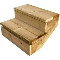 Produktbild Außentreppe aus Holz, 2 bis 7 Stufen