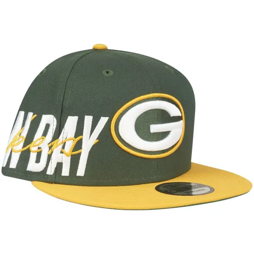 New Era 9Fifty Snapback Cap - Green Bay Packers - Hüte & Mützen für Herren, stylische Snapback Cap in Celtic Green, ideal für Sportfans und Freizeitaktivitäten.