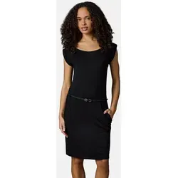 Ragwear Sommerkleid Tagg Damen Kurzarm-Kleid mit Taillengürtel und Taschen
