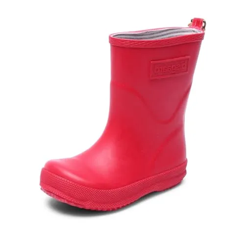 Bisgaard Gummistiefel LRK001 Unisex - Kinder Gummistiefel in Rot - Stiefel für Mädchen, aus wasserdichtem Naturkautschuk, mit atmungsaktivem Baumwollfutter und flexibler Sohle für optimalen Komfort und sicheren Halt.