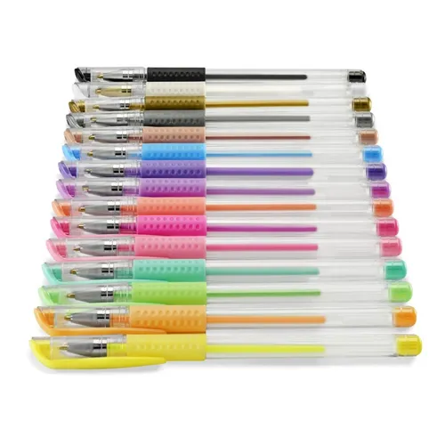 Hama Gelschreiber Gel Stift 15er-Set Pastell & Classic Strichstärke 0,55mm/0,8mm