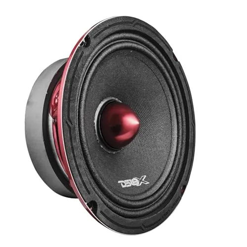 DS18 PRO-X6BM Auto-Mitteltöner, 16,5 cm, 500 W, 8 Ohm, Bass-Lautsprecher
