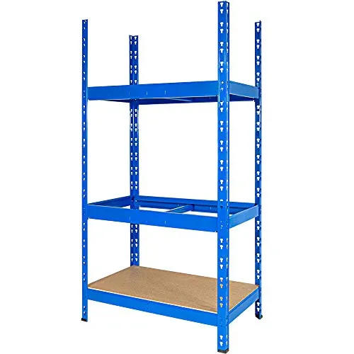 BRB Reifenregal mit 2 Reifenebenen, 1 Ablageebene, Stecksystem, BxTxH 800x500x1600 mm, für Reifen bis Ø 680 mm