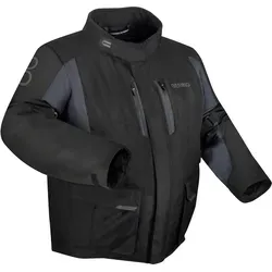 Bering Motorradjacke Siberia King Size - Wasserdichte Motorradjacke für Herren mit Level 1 Protektoren, ideal für Abenteuer abseits der Straßen. Perfekte Kombination aus Sicherheit und Stil für die Zwischensaison und den Winter.