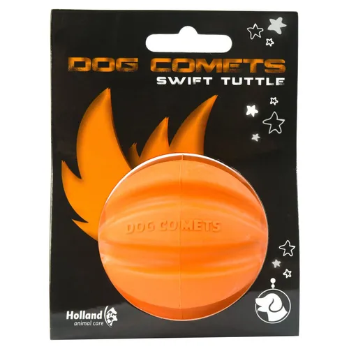 Dog Comets Hundespielzeug Ball Swift Tuttle 6cm orange - Kautschuk, robust