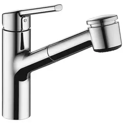 KWC Luna E Spültischmischer mit herausziehbarer Geschirrbrause