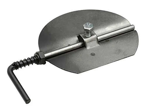 Drosselklappe für 150mm Rauchrohr schwarz