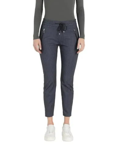 MAC Jerseyhose easy smart mit Reißverschlusstaschen blau 44 von MAC Jeans