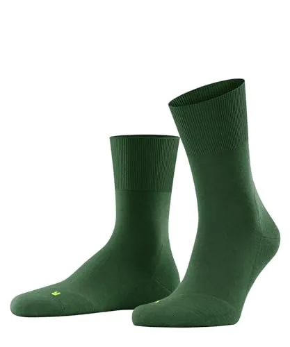 FALKE Unisex Socken Run U So Baumwolle Funktionsmaterial einfarbig 1 Paar, Grün Golf 7408, 37-38