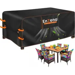 Gartenmöbel Abdeckung Wasserdicht 420D Oxford Rechteckig 180x120x74cm