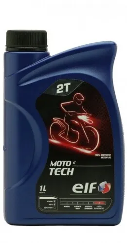 Elf Moto 2 tech 2T vollsynthetisches Motorrad Motoröl 1l von ELF