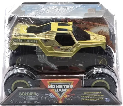 Spin Master Original Trucks  Großes Auto  1:24 Monster Jam Truck Soldier Fortune