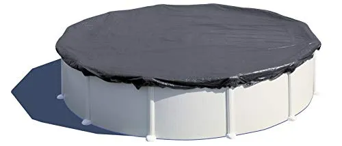 Gre CIPR451 - Winterabdeckung für runde Pools 460 cm - Hochwertige Poolabdeckung für runde Pools mit 460 cm Durchmesser. Schützt das Wasser vor Kälte und Algenwachstum, reduziert Verdunstung um bis zu 95 % und sorgt für einen einfachen Start in die Badesaison.