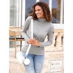 Witt Strickjacke Strickjacke Langarm Jersey grau 46