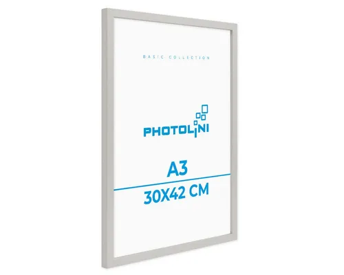 PHOTOLINI Bilderrahmen Poster-Einzelrahmen Modern Schmal
