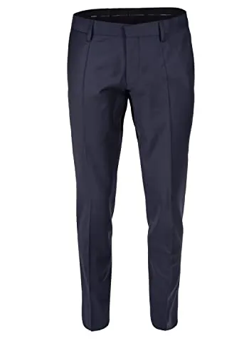 Hosen S-240-01 S-01-05038-12954-00 - Stoffhosen mit komfortablem Grey Stretch Material, ideal für flexibles Tragen im Alltag.