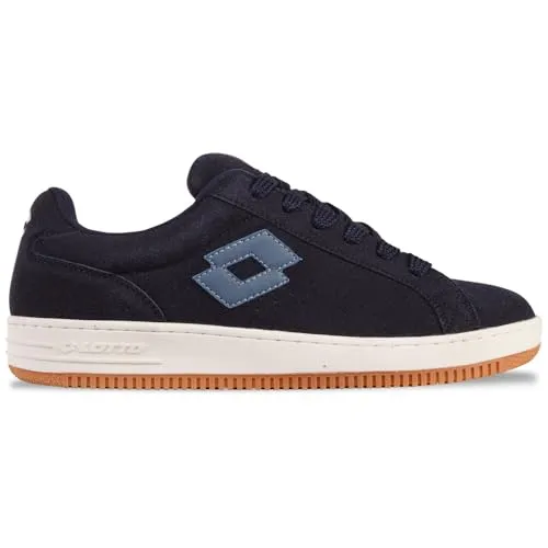 Lotto Unisex YARIN MF Sneaker, Navy/Midblue, 44 EU - Herren-Sneaker mit sportlichem Design, ideal für mehr Wendigkeit dank bequemer Polsterung, auch in Kindergrößen erhältlich.