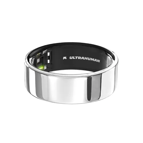 Ultrahuman AIR Smart Ring, Space Silver - Pulsuhren & Tracker mit fortschrittlicher Gesundheitsüberwachung, Schlafanalyse und bis zu 6 Tagen Akkulaufzeit für maximalen Tragekomfort und dauerhafte Nutzung.
