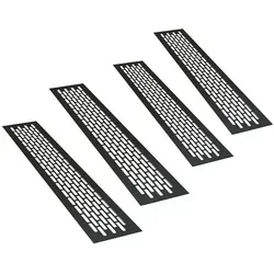 sossai® Lüftungsgitter Aluminium
