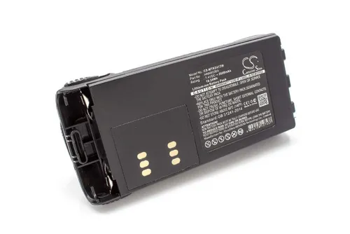 Akku Ersatz für Baugleiche Originalteilebezeichnung Motorola PMNN4157, PMNN4157AR, PMNN4158 für Business & Industrie & Funk Funkgerät (2600mAh, 7,4V, Li-Ion) 2600 mAh