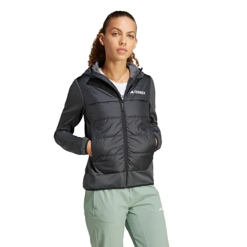 adidas Hybridjacke Terrex Multi Hybrid Insulated (atmungsaktiv) schwarz Damen, Größe: M