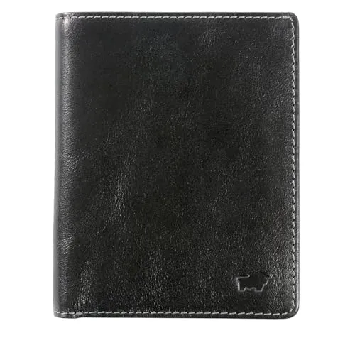 Braun Büffel Herren Portemonnaie AREZZO mit RFID Schutz - Elegante Herrengeldbörse aus hochwertigem Rindsleder mit RFID Blocker, bietet Platz für Karten, Scheine und Münzen – der ideale Alltagshelfer!