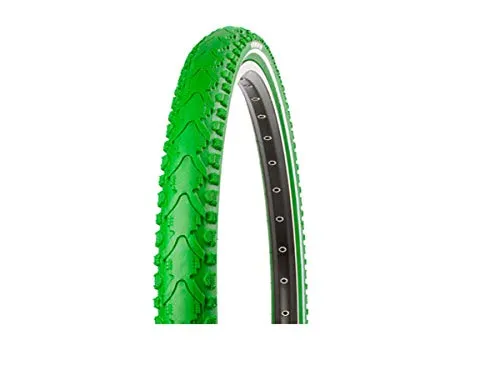 Kenda 40-622 Khan K-935 Drahtreifen, Reflex grün - Fahrradreifen Kenda Khan 28x1.50 Zoll mit breitem Mittelsteg für komfortables Rollen und seitlichen Stollen für optimalen Grip. Ideal für Trekking und Cityfahrten, erhältlich in verschiedenen Größen.