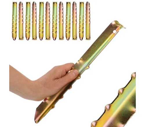 yourGEAR Zelthering your GEAR 12 x Zelthering VX 300 - V-Profil Heringe Stahl 300x35x15mm