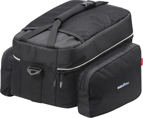 KLICKfix RACKPACK TOURING Tasche Schwarz - Fahrradtasche mit 20L Volumen, ideal für Radsportler. Robustes Polyester und praktisches Reißverschlussfach bieten optimalen Stauraum für jede Tour.