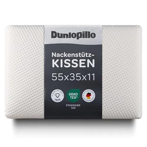 Dunlopillo Nackenkissen – Ergonomisches Kissen mit Memory Foam für optimalen Schlafkomfort