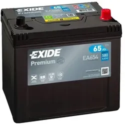 Exide EA654 Premium Carbon Boost 12V 65Ah Autobatterie