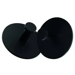 Handtuchhaken Danksoya 81003859 2 Stück in schwarz von Ovibell