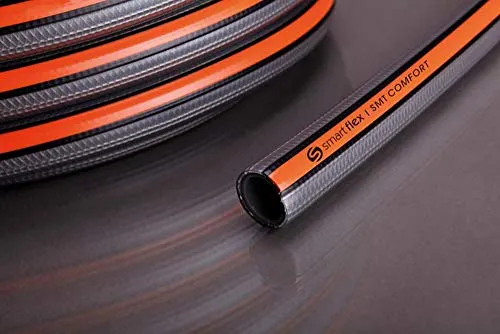 Smartflex SMT Comfort 50m Gartenschlauch 3/4 Zoll - Hochwertiger 5-lagiger Gartenschlauch mit 9 bar Betriebsdruck, knickfest und verdrehsicher - ideal für effiziente Gartenbewässerung.