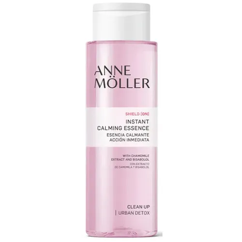 Anne Möller Gesichtswasser Clean Up Instant Calming Essence 400ml - Beruhigendes Gesichtswasser für empfindliche Haut, reduziert Rötungen um über 70 % in 30 Minuten. Ideal für sofortige Linderung und Ausstrahlung, mit 97 % natürlichen Inhaltsstoffen.