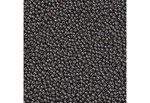 maDDma Bastelperlen 50g Rocailles Glasperlen ca. 2,3x1,5mm 1mm Bohrung Farbwahl, graubraun