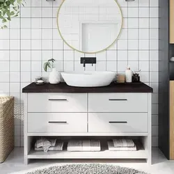 vidaXL Waschtischplatte Dunkelbraun 100x40cm aus Massivholz in braun von vidaXL