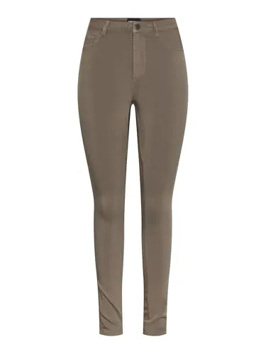 PIECES Pchighskin Wear Jeggings/Noos Bc - Damen-Jeanshosen mit Hosenschlitz, Reiß- und Knopfverschluss für einen bequemen Sitz und modernen Look.
