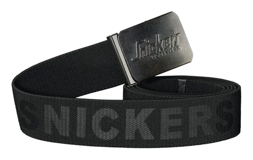 Snickers-Workwear Gürtel 9025, schwarz, 120 cm - Robuster Hosengürtel aus Polyester mit Koppelschnalle für individuelle Größeneinstellung, ideal für Arbeitshosen und Outdooraktivitäten.