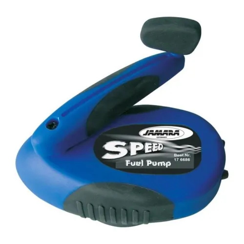 Jamara Speed Fuel Kraftstoff-Handpumpe - Handbetriebene Hochleistungspumpe, selbstansaugend mit extrem hoher Förderleistung von 20cc/sec.