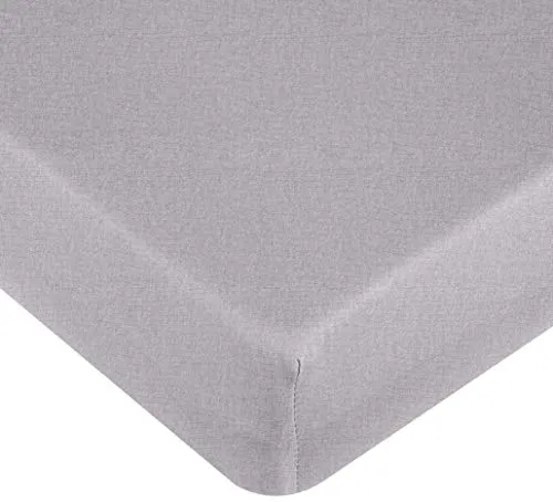 Träumeland TT02163 Spannbetttuch Jersey dunkelgrau, 60 x 120 + 70 x 140 cm, mehrfarbig