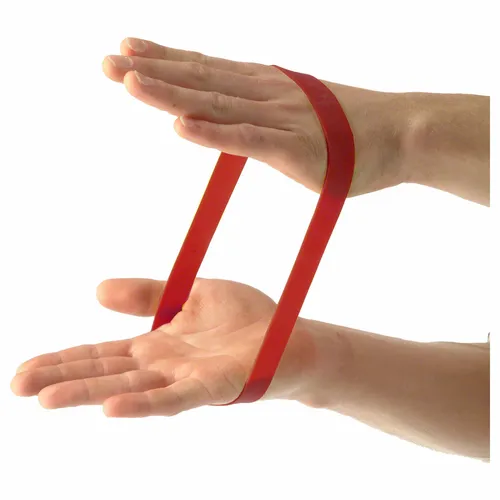 Rubberband Rubber Band Expander Fitness Band Gymnastikband, Mittel, Rot