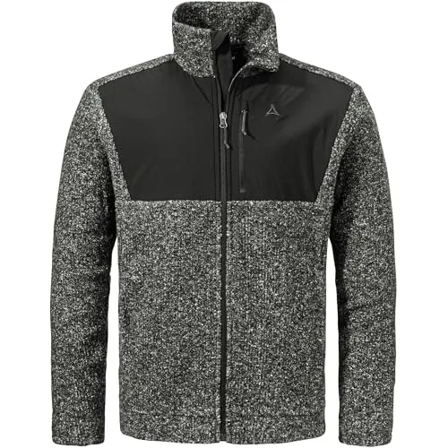 Schöffel Fleece Jk Style Canterbury MNS Herren Jacke - Funktionsjacke aus leichtem Fleece, atmungsaktiv und ideal für Outdoor-Aktivitäten bei kühlerem Wetter mit praktischen seitlichen Taschen.