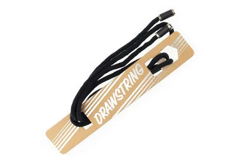 maDDma Kordel Baumwollkordel mit Endstücken 120 cm Kordel 5mm Hoodies Jogginghose, schwarz